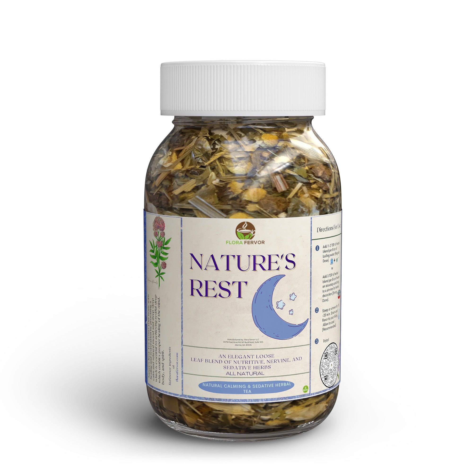 Nature's Rest ( Natural Calming and Sedative Tea 1.2 oz)
